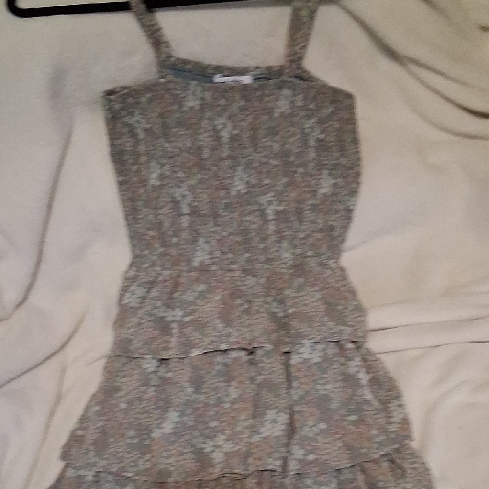 Mimi Chica Multicolor Tiered Kids Dress